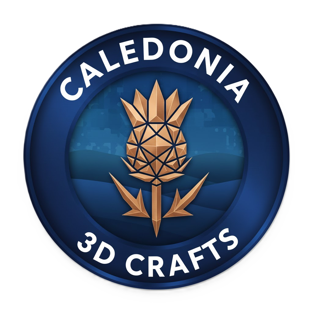 Caledonia 3D Crafts logo